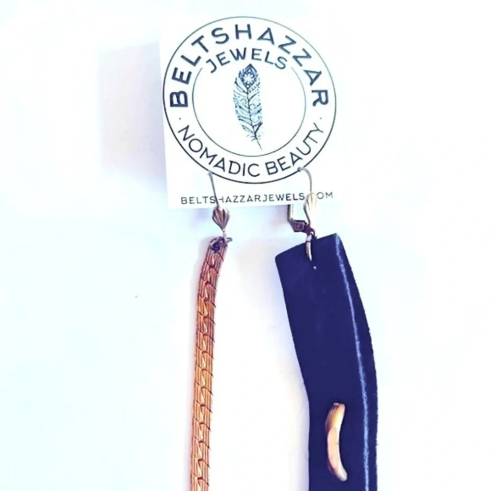 Handmade Beltshazzar Nomadic “Hunter” Earrings - Picture 6 of 7